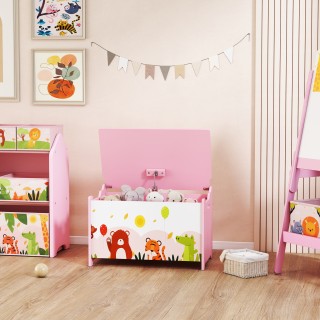 AIYAPLAY Παιδικό Κουτί Αποθήκευσης με Ασφαλείς Μεντεσέδες από Ξύλο ... AIYAPLAY Παιδικό Κουτί Αποθήκευσης με Ασφαλείς Μεντεσέδες από Ξύλο ...