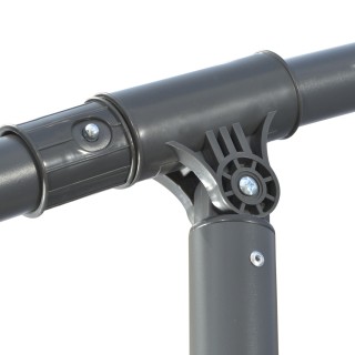 Outsunny Αποκεντρωμένη Ομπρέλα με 6 Ακτίνες, Μανιβέλα και Σταυρωτή ...