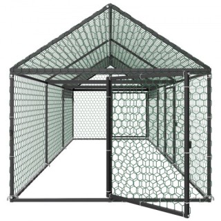 VEVOR Μεταλλικό Κοτέτσι 6-8 Κοτόπουλων, 1x3x1 μ, με Αδιάβροχο Κάλυμ... VEVOR Μεταλλικό Κοτέτσι 6-8 Κοτόπουλων, 1x3x1 μ, με Αδιάβροχο Κάλυμ...