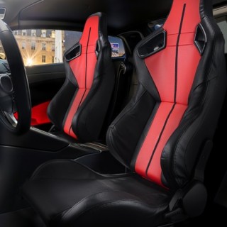 VEVOR Διπλό Σετ Αγωνιστικών Καθισμάτων Ρυθμιζόμενη Αγωνιστική Καρέκ...