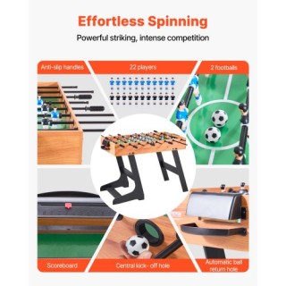 VEVOR Τραπέζι Επιτραπέζιας Ποδοσφαίρου 106 εκ. Αναδιπλούμενο για το...