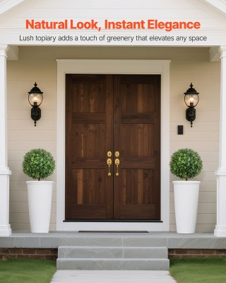 VEVOR Τεχνητά Τοπιάρια Δέντρα Boxwood με Σίδερο, 2 Τεμάχια - Ψεύτικ... VEVOR Τεχνητά Τοπιάρια Δέντρα Boxwood με Σίδερο, 2 Τεμάχια - Ψεύτικ...