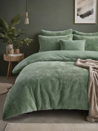 Παπλωματοθήκη Teddy Fur Χρώματος Πράσινο 240 x 220 SLEEPTIME 87205... Παπλωματοθήκη Teddy Fur Χρώματος Πράσινο 240 x 220 SLEEPTIME 87205...