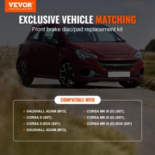 Σετ Κεραμικών Δισκόπλακων & Τακακιών VEVOR για Vauxhall Adam/Corsa ...