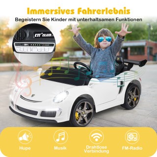 Costway Αδειοδοτημένο Παιδικό Ηλεκτροκίνητο Αυτοκίνητο RUF 12V με Ε...