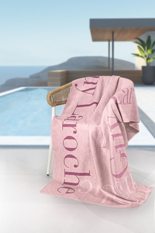 Guy Laroche Πετσέτα Θαλάσσης Velour Printed 2501/03 100x175 - 11300...