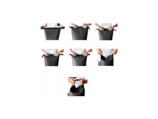 Αδιάβροχη Τσάντα PVC 30lt 54 x 60 cm– Μαύρο  23568 Trizand