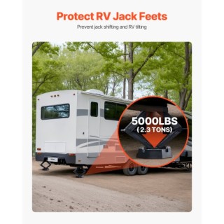 VEVOR Μαξιλάρια Στάθμευσης Τροχόσπιτου 5000 lbs 4 Τεμ 5.5 Τετράγωνα...