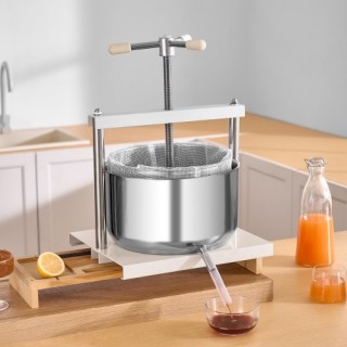 VEVOR Πιεστήριο Φρούτων Ανοξείδωτο 12L για Παρασκευή Κρασιού GJYZJT...