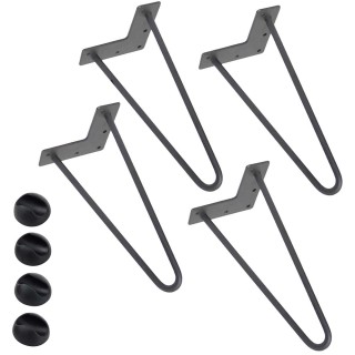 BAKAJI 4x Πόδια Τραπεζιού Έπιπλα Καθιστικού Σκαμπό 36cm Μεταλλικός ... BAKAJI 4x Πόδια Τραπεζιού Έπιπλα Καθιστικού Σκαμπό 36cm Μεταλλικός ...