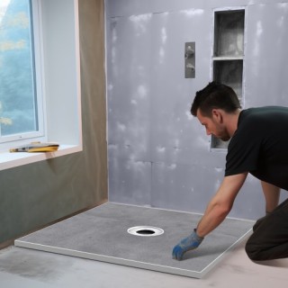 Σετ Ντουζιέρας VEVOR, 914x914mm με Κεντρική Αποχέτευση 160mm, Ελαφρ... Σετ Ντουζιέρας VEVOR, 914x914mm με Κεντρική Αποχέτευση 160mm, Ελαφρ...