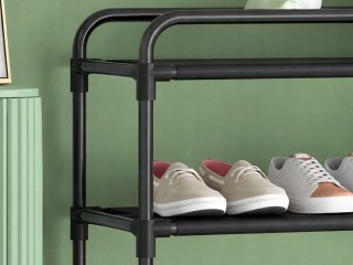 Verk Group Μεταλλική Ντουλάπα Παπουτσιών 5 Επιπέδων με Ράφι Οργάνωσ...