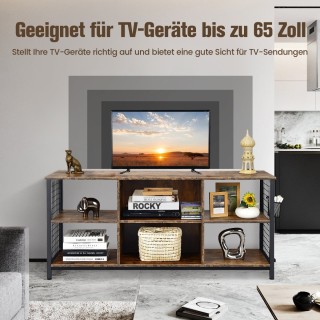 Costway έπιπλο τηλεόρασης με ανοιχτά ράφια για τηλεοράσεις έως 65 ί... Costway έπιπλο τηλεόρασης με ανοιχτά ράφια για τηλεοράσεις έως 65 ί...