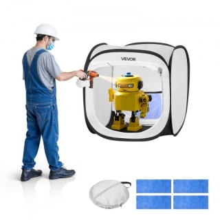 VEVOR Φορητή Σκηνή Βαφής, 405 x 405 x 430mm, Αναδυόμενη Σκηνή Ψεκασ...