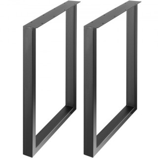 Ρυθμιζόμενα Πόδια Επίπλων VEVOR 711.2MM, Σετ 2 Μαύρα Πόδια Γραφείου...