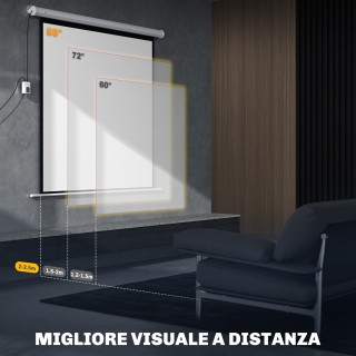 HOMCOM Μηχανοκίνητος Προβολέας Οθόνης 85 με Τηλεχειριστήριο, από Π... HOMCOM Μηχανοκίνητος Προβολέας Οθόνης 85 με Τηλεχειριστήριο, από Π...