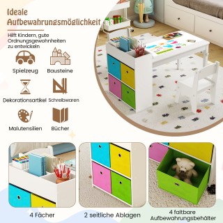 Costway Παιδικό Σετ Τραπέζι και Καρέκλες για Ζωγραφική με Ρολό Χαρτ... Costway Παιδικό Σετ Τραπέζι και Καρέκλες για Ζωγραφική με Ρολό Χαρτ...