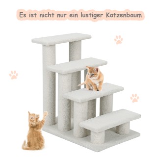 Costway Κατσεντρέπε 2-σε-1 Κασμίρ και Αρνί για Κατοικίδια - Μπεζ 61...