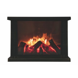 Galileo Διακοσμητικό τζάκι με εφέ φλόγας 27,5x11,5x20 εκ Santas Hou...