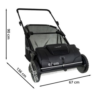 Gardlov Συλλέκτης Φύλλων & Χόρτου με Χειροκίνητη Λειτουργία και Χωρ...