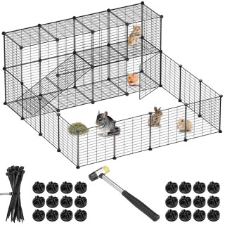 BAKAJI Περίφραξη Μικρών Ζώων Προσαρμόσιμη για Χάμστερ Κουνέλια 36 τ... BAKAJI Περίφραξη Μικρών Ζώων Προσαρμόσιμη για Χάμστερ Κουνέλια 36 τ...