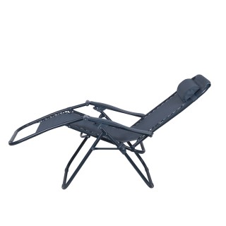 Galileo Πολυθρόνα χαλάρωσης Rio Est σε μπλε χρώμα με σκελετό από αν...