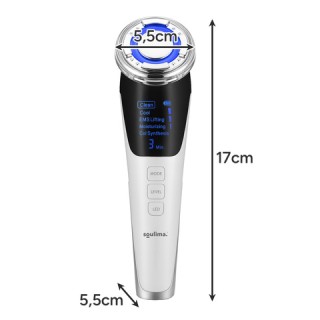 Soulima Συσκευή Μασάζ Προσώπου SOULIMA 5-σε-1 με Θεραπεία Μεσοθεραπ...