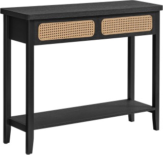 Τραπέζι Κονσόλα VASAGLE, Μποέμ Στυλ, Μαύρο Ash Τραπέζι Κονσόλα VASAGLE, Μποέμ Στυλ, Μαύρο Ash