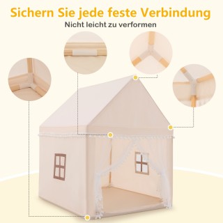 Costway  Παιδικό Σπιτάκι Παιχνιδιού Πριγκίπισσα 120 x 105 x 140 εκ ...