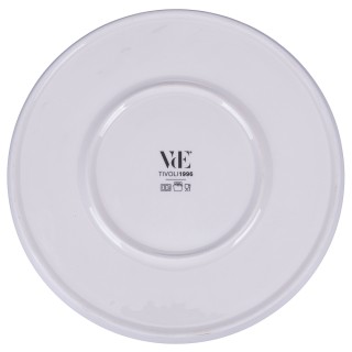 Villa DEste  Σετ 6 επίπεδα πιάτα σε New Bone China λευκό Delice 591...