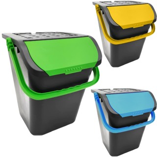 ECOPLAST  Σετ 3 Κάδοι Ανακύκλωσης Απορριμμάτων 35 Λίτρων 02834223