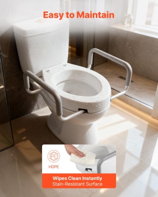 VEVOR Αναβαθμισμένο Κάθισμα Τουαλέτας με Χειρολαβές για Ηλικιωμένου... VEVOR Αναβαθμισμένο Κάθισμα Τουαλέτας με Χειρολαβές για Ηλικιωμένου...