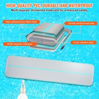 VEVOR 4m Φουσκωτό Στρώμα Γυμναστικής με Αντλία για Ακροβατικά  ZFXK...