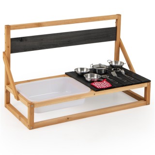 Costway Ξύλινη Κουζίνα Λάσπης για Παιχνίδι Φαντασίας TP10304NA Costway Ξύλινη Κουζίνα Λάσπης για Παιχνίδι Φαντασίας TP10304NA