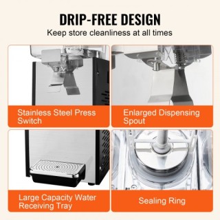 VEVOR Εμπορικός Διανομέας Ποτών 18L για Κρύο Χυμό/Ποτό Πάρτι SYYLJ... VEVOR Εμπορικός Διανομέας Ποτών 18L για Κρύο Χυμό/Ποτό Πάρτι SYYLJ...