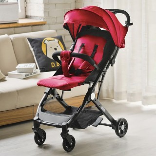 BAKAJI  Καροτσάκι Easy Ultra Ελαφρύ Κόκκινο Εύκολο Κλείσιμο Εξοικον...