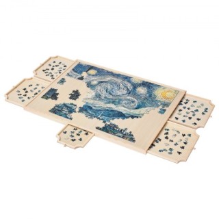 VEVOR Φορητός Ξύλινος Πίνακας Παζλ με Συρτάρια 1500 Κομματιών (86x6...