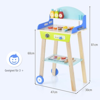 Costway  Παιδικό Σετ Ψησταριάς BBQ με 21 Αξεσουάρ για Διασκεδαστικό...