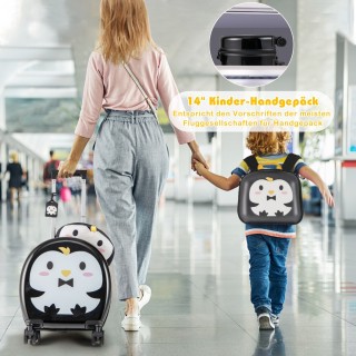 Costway Σετ Παιδικών Αποσκευών 4 Τεμαχίων με Χειραποσκευή, Σακίδιο,... Costway Σετ Παιδικών Αποσκευών 4 Τεμαχίων με Χειραποσκευή, Σακίδιο,...