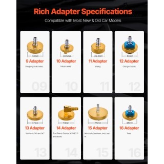 VEVOR Σετ Προσαρμογέα Υγρού Φρένων 220V για DC & AC Ρεύμα DDSCCYGHT...