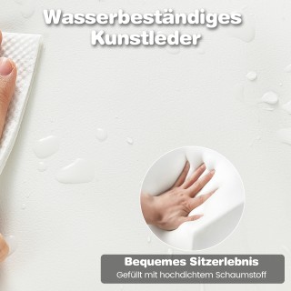 Costway Καρέκλα Γραφείου από Συνθετικό Δέρμα, Περιστρεφόμενη, με Ρυ...