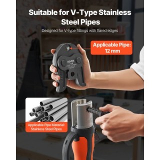 VEVOR Πρέσα V12 12mm για Ανοξείδωτους Σωλήνες V-Type JCYLQ12MMOZKA1... VEVOR Πρέσα V12 12mm για Ανοξείδωτους Σωλήνες V-Type JCYLQ12MMOZKA1...