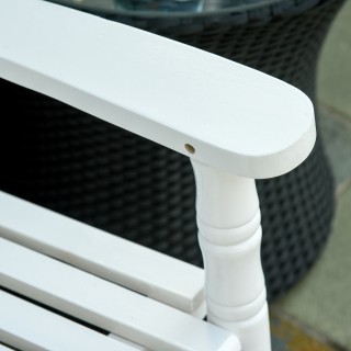 Outsunny κουνιστή πολυθρόνα, 2θέσιος πάγκος κήπου με ψηλή πλάτη και... Outsunny κουνιστή πολυθρόνα, 2θέσιος πάγκος κήπου με ψηλή πλάτη και...