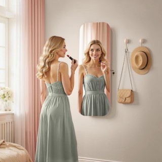 VEVOR Καθρέπτης-Ντουλάπι Κοσμημάτων VEVOR, 1080 mm Ύψος, Λευκός με ...