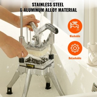 Επαγγελματικός Κόφτης Λαχανικών & Φρούτων VEVOR 1/2″ για Πατάτες & ...