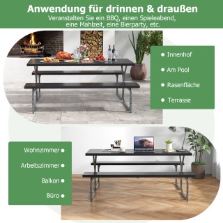 Σετ Πικνίκ Εξωτερικού Χώρου με Ανθεκτική Επιφάνεια HDPE και Ενσωματ... Σετ Πικνίκ Εξωτερικού Χώρου με Ανθεκτική Επιφάνεια HDPE και Ενσωματ...