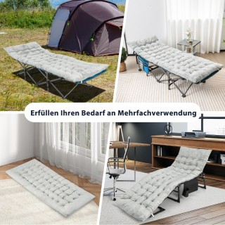 Costway  Άνετο Μαξιλάρι Ξαπλώστρας από Κρυστάλλινο Βελούδο για Εξωτ...