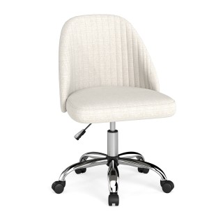 Costway Ρυθμιζόμενη Περιστρεφόμενη Καρέκλα Μακιγιάζ Γραφείου για το...