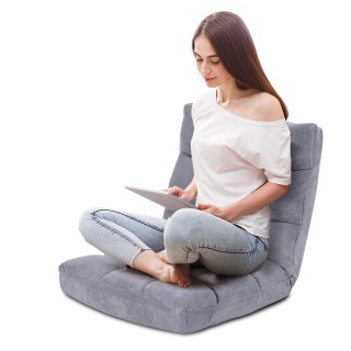 Costway Πτυσσόμενη Πολυθρόνα Δαπέδου με Ρυθμιζόμενη Πλάτη - 14 Θέσ... Costway Πτυσσόμενη Πολυθρόνα Δαπέδου με Ρυθμιζόμενη Πλάτη - 14 Θέσ...