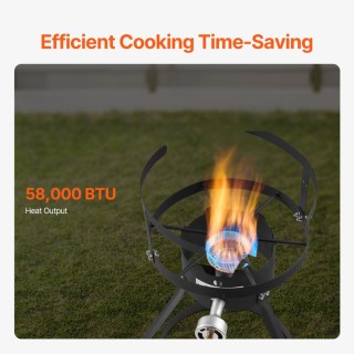 Φορητή Υπαίθρια Φριτέζα Προπανίου 9,35L 54.000 BTU -  HXG54000BTU1Q...